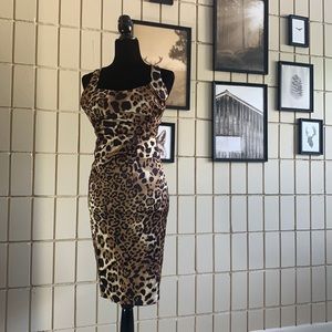 Cache Leopard print dress